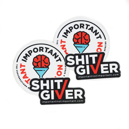 Shit Giver + INI Sticker 4-Pack